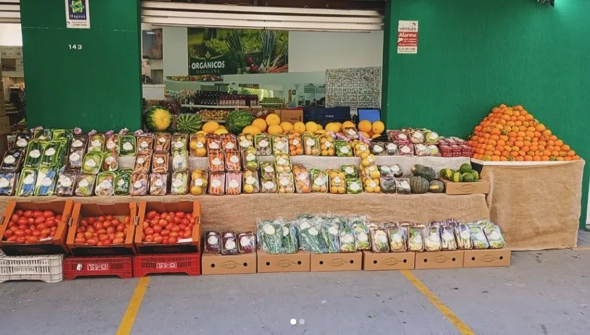Melhores lugares para comprar orgânicos na Vila Madalena em SP 3 Foto da fachada da loja Orgânicos Madalena